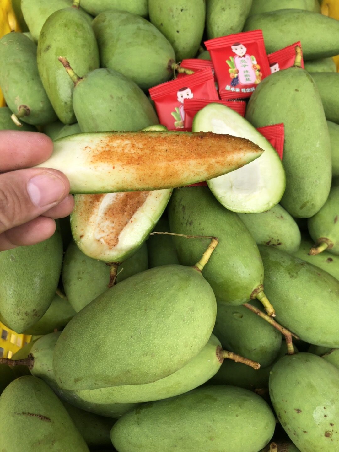 精选直发酸脆生芒果酸嘢料包广西青芒果云南三年芒四季芒酸脆生芒果1
