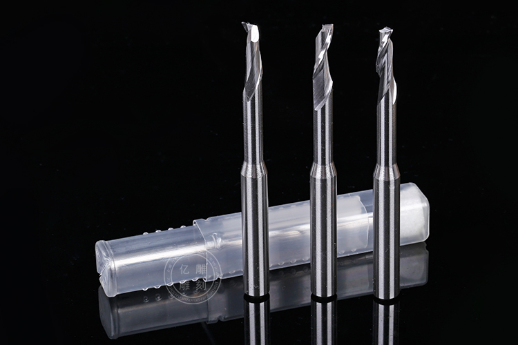 8mm 料单刃仿形铣刀铝合金门窗幕墙铝型材切割开锁孔雕刻刀具 10*30*