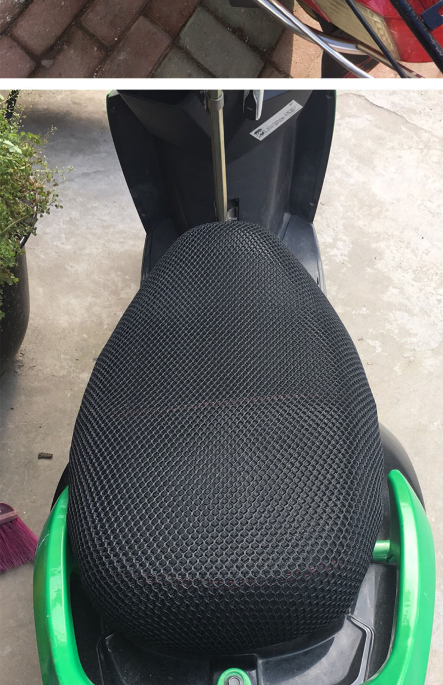 夏季电动车防晒隔热坐垫套通用雅迪电瓶车坐垫片加厚防水座套通用