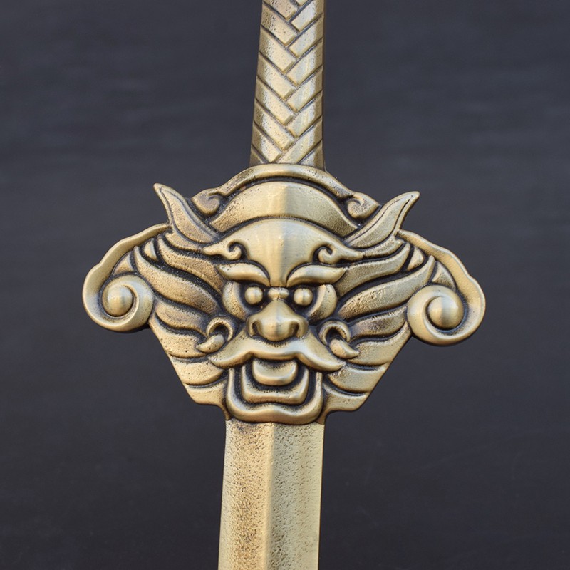 全铜剑摆件北斗七星宝剑道士剑客厅家居挂饰办公室工艺品装饰品 七星