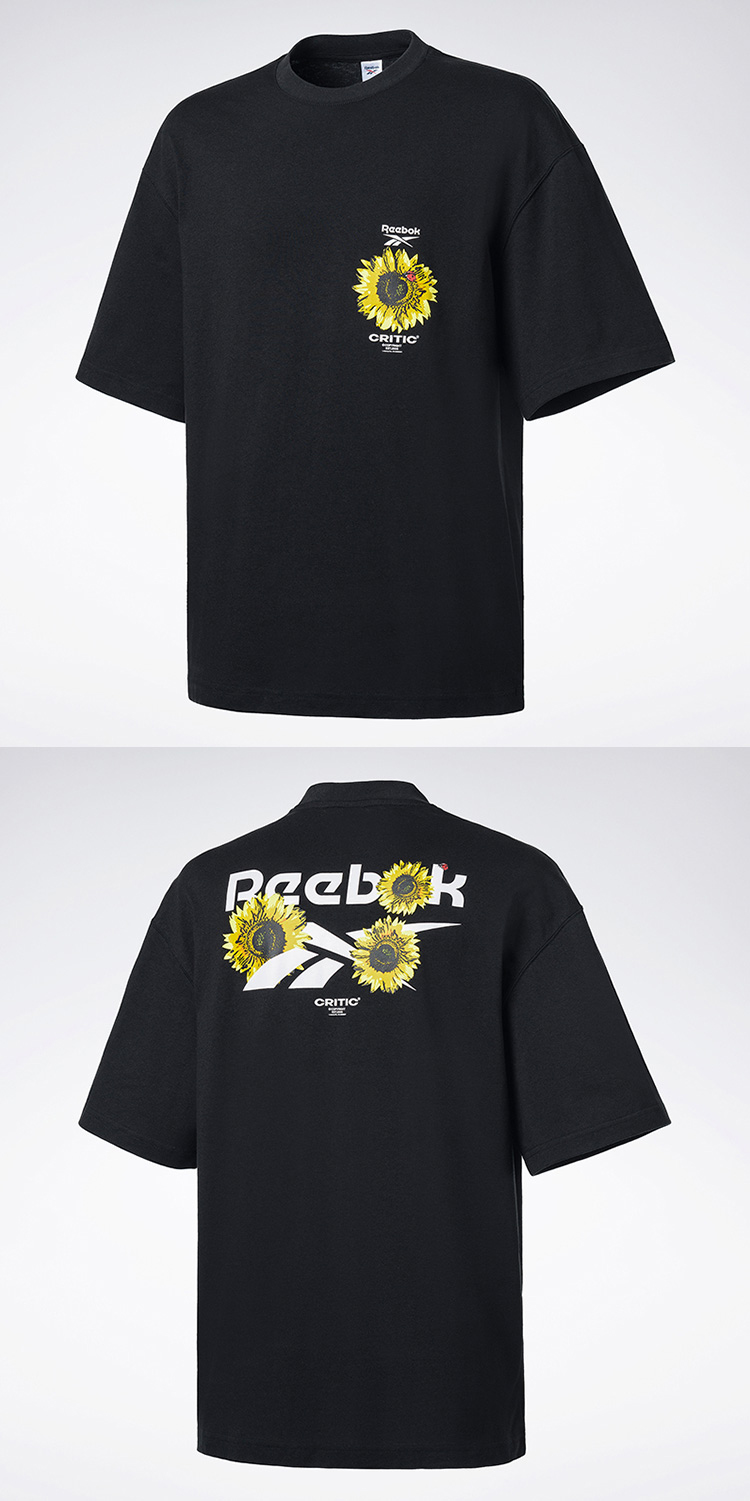 reebok【critic联名】锐步官方2022男女hr6230经典舒适圆领短袖t恤 hr