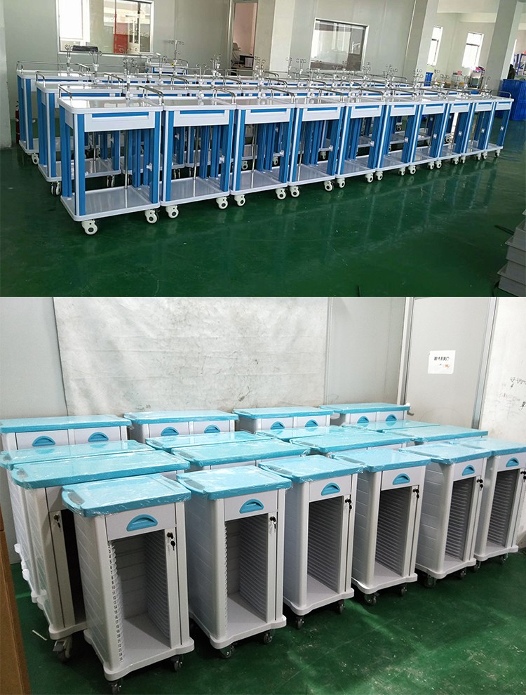 医用晨间护理车冷钢病房扫床被服污物车晨护车护士清扫回收小推车污衣