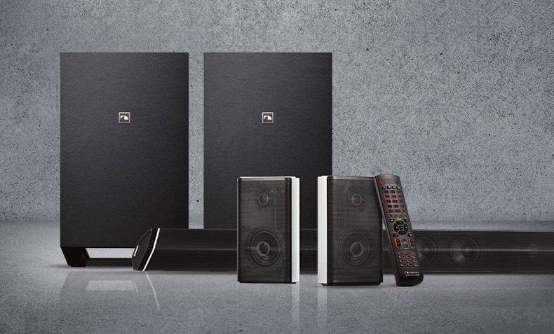 nakamichi中道回音壁套装条形音箱elite724声道家庭影院杜比全景环绕