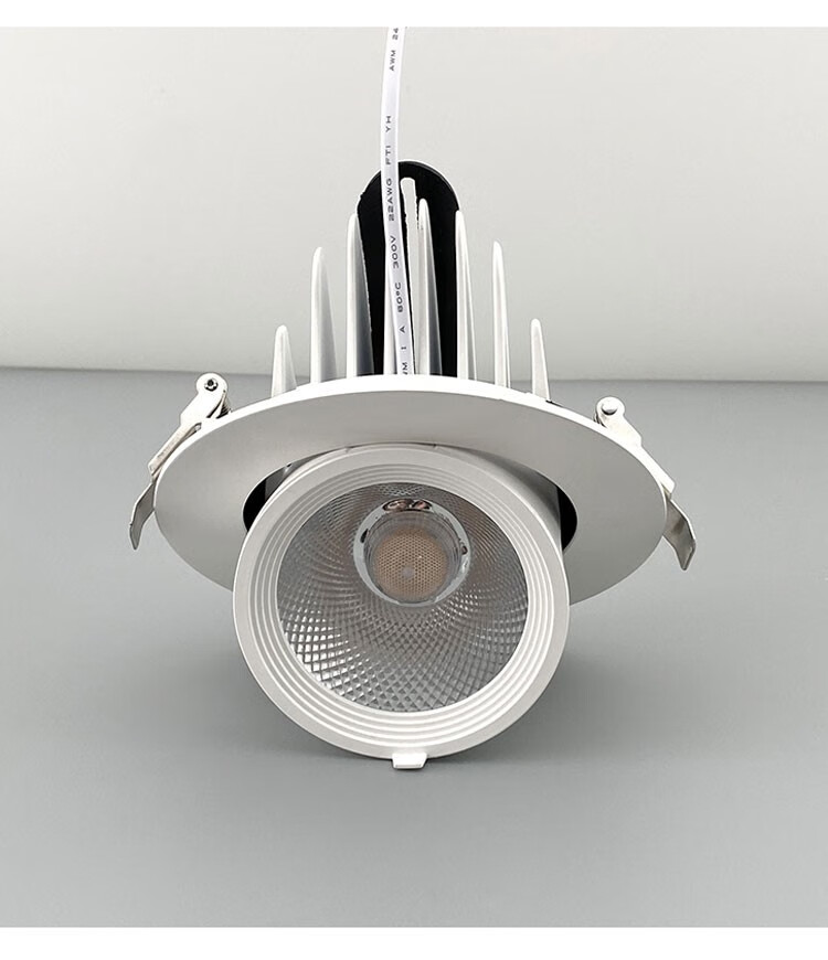 竞冠 象鼻射灯 象鼻灯 猫眼灯 客厅灯 猫眼灯服装店三色变光象鼻灯高