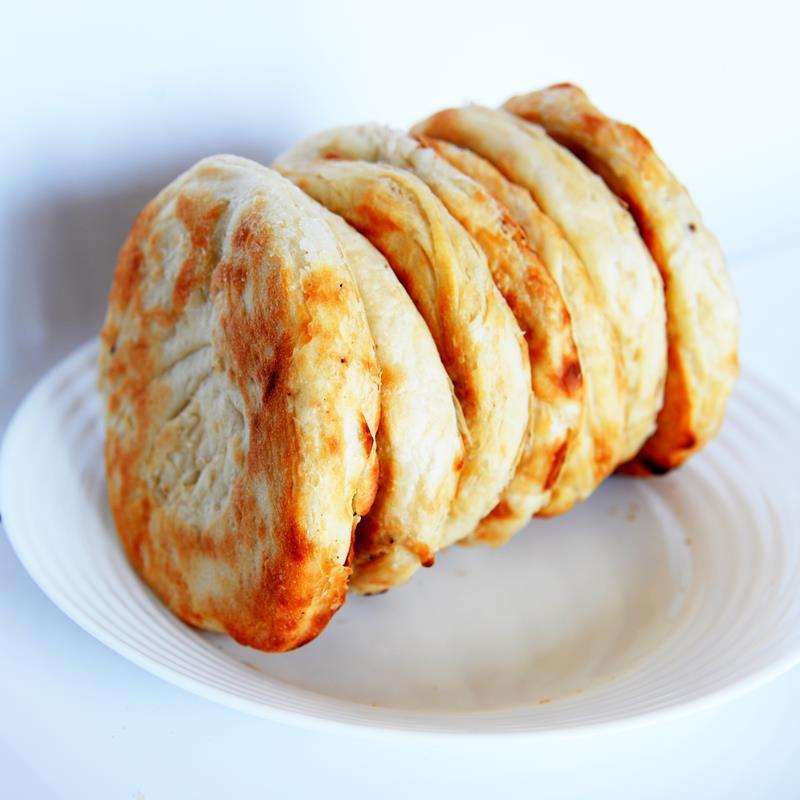 山东特产油酥火烧泰山范镇火烧老面发面白面烧饼手工自制早餐主食5个