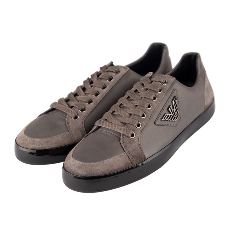 emporioarmani安普里奥阿玛尼鞋子女士低帮绑带板鞋休闲鞋x4x081xb496