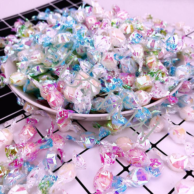 2500克千纸鹤水果糖4s店酒店招待顾客用糖休闲糖薄荷2500克莹白磨砂千