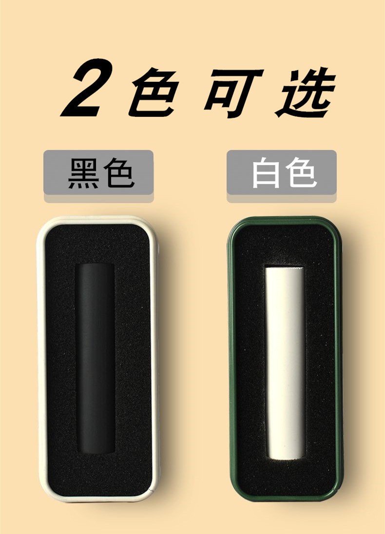 索斯素描炭精条炭笔粉笔可水溶绘画材料4支6支装白色单支铁盒装