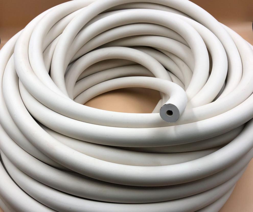 橡胶管橡皮管白胶管真空橡胶管软管实验室专用管耐一般性酸碱内径12mm