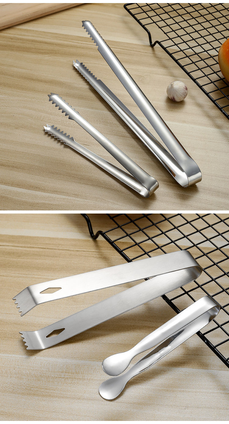 不锈钢冰夹方糖夹小号冰块夹食品食物夹饼干夹糖夹水果夹子.