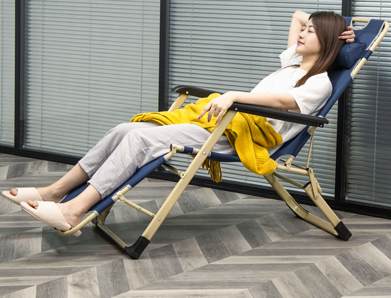 爱梦者折叠躺椅子多功能简易户外便携午休办公室单人家用沙滩休闲成人