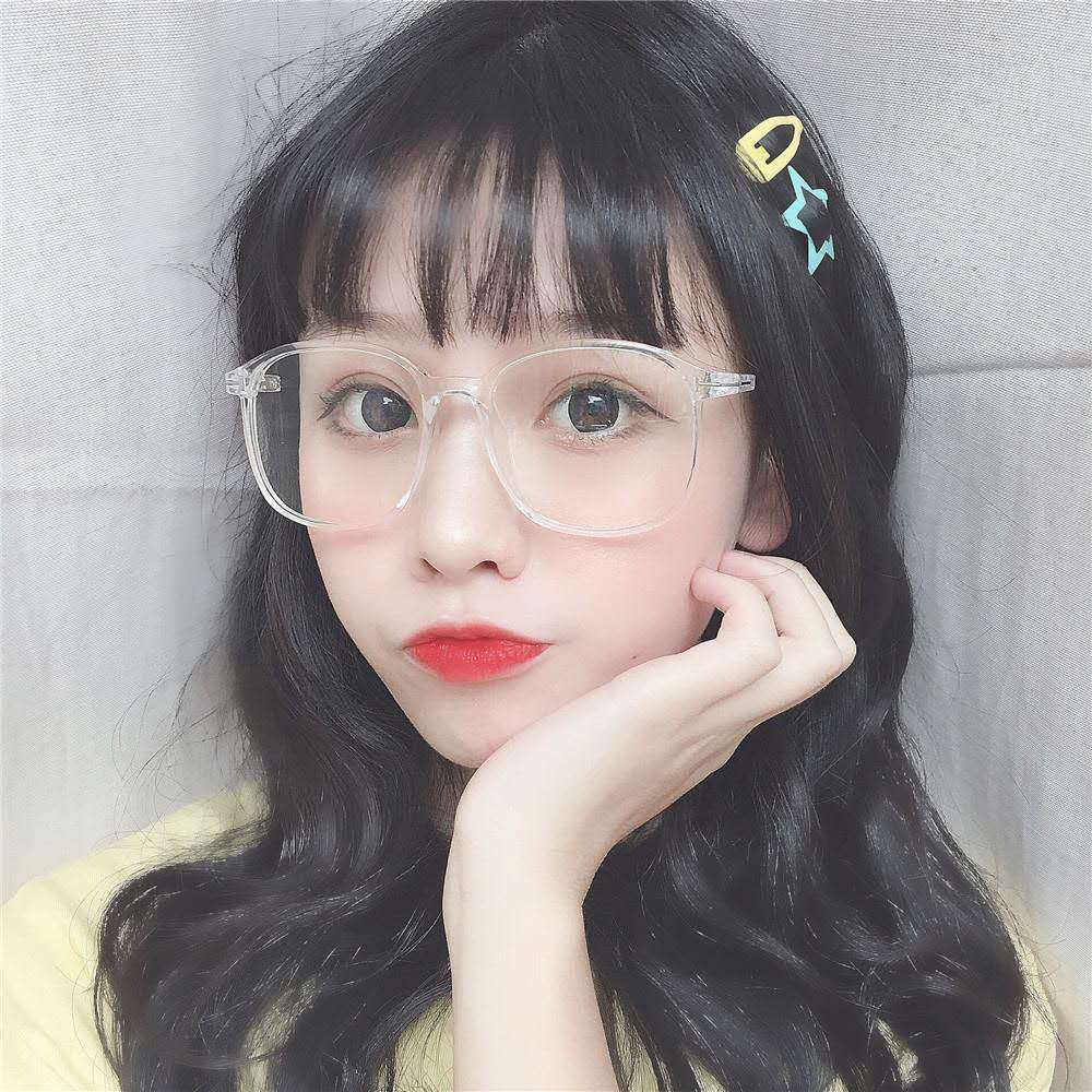 妙忆诗网红眼镜女学生韩版近视镜超轻百搭文艺大脸素颜镜女平光镜男