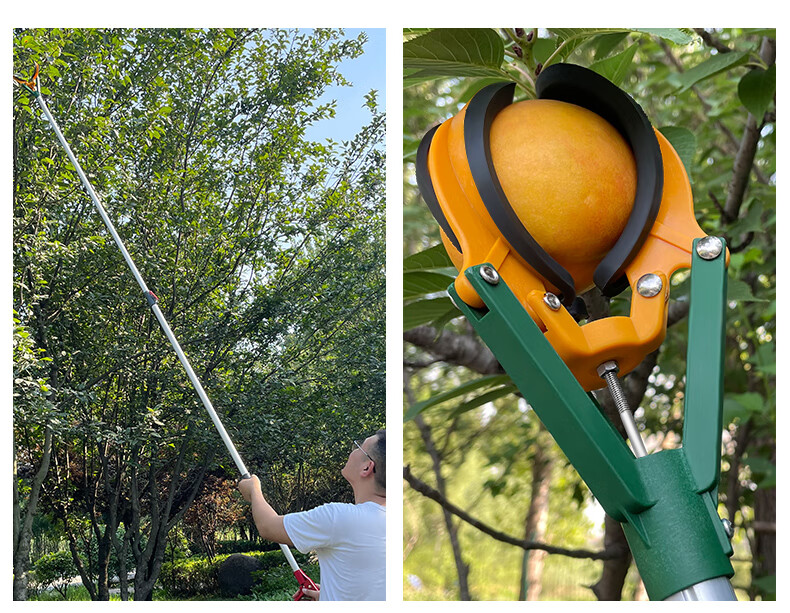 摘果神器高空多功能加长伸缩杆采摘水果苹果石榴梨柿子三爪摘果器15米
