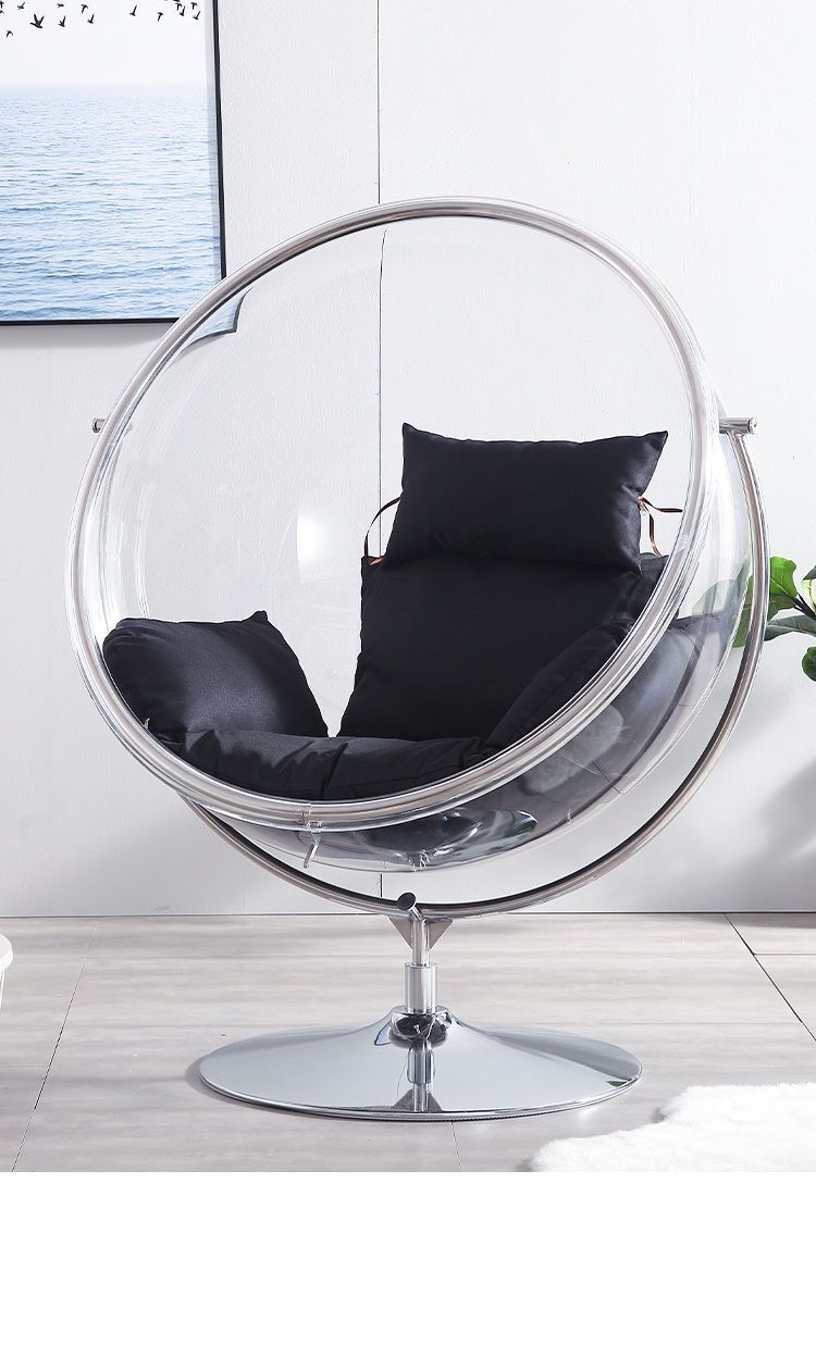 浩恒旺 透明泡泡椅网红玻璃球室内吊椅吊篮吊球太空椅北欧户外秋千