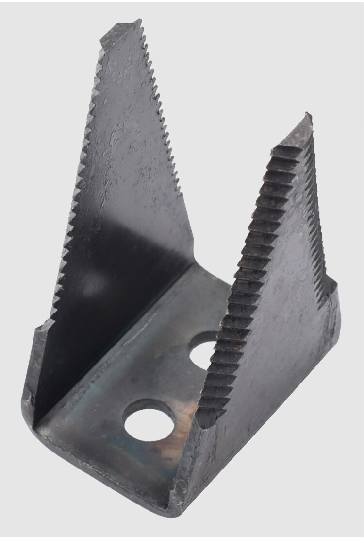 粉碎机u形定刀割草机联合收割机刀片圆盘刀耐磨合金山东农机配件