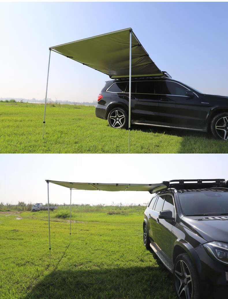 40露营帐篷侧边帐侧帐天幕 迷彩布 全遮光黑胶 220*250cm【图片 价格