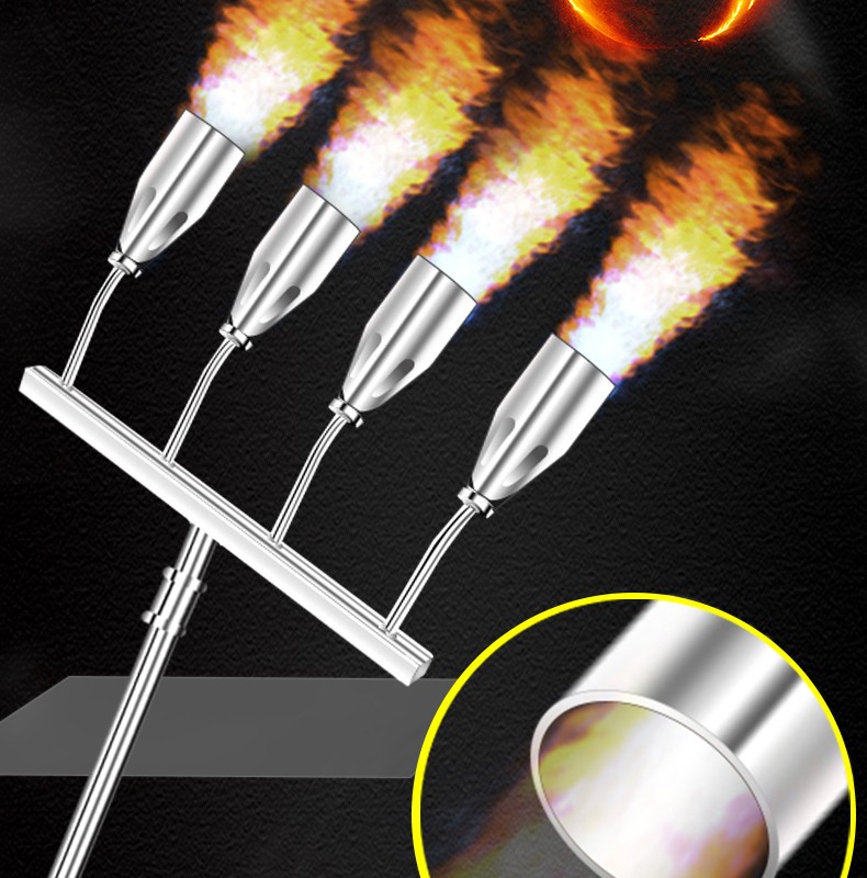 养殖场火焰消毒枪多头高温消毒火焰枪猪场猪舍高温液化煤气消毒枪 2头