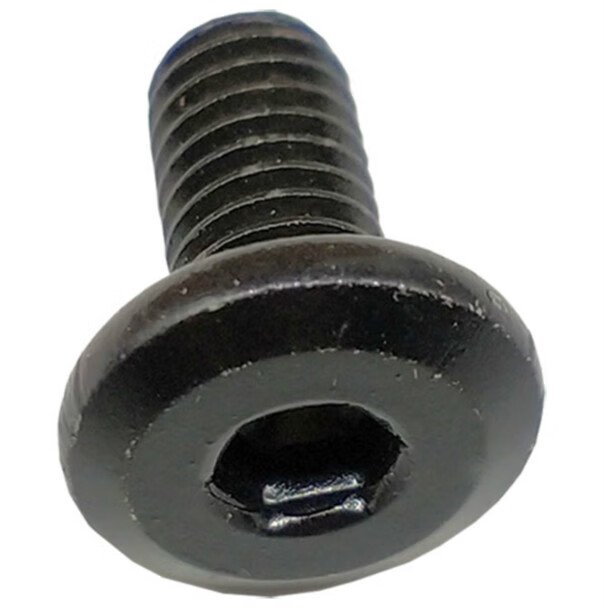 黑色斜大平头内六角家具螺丝倒边平圆头螺钉大头扁平头螺栓m6m8 m6*10