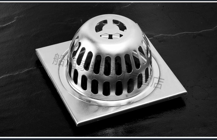 船海芊阙防堵天台地漏75管阳台拦树叶防鼠110地漏户外大排量下水道