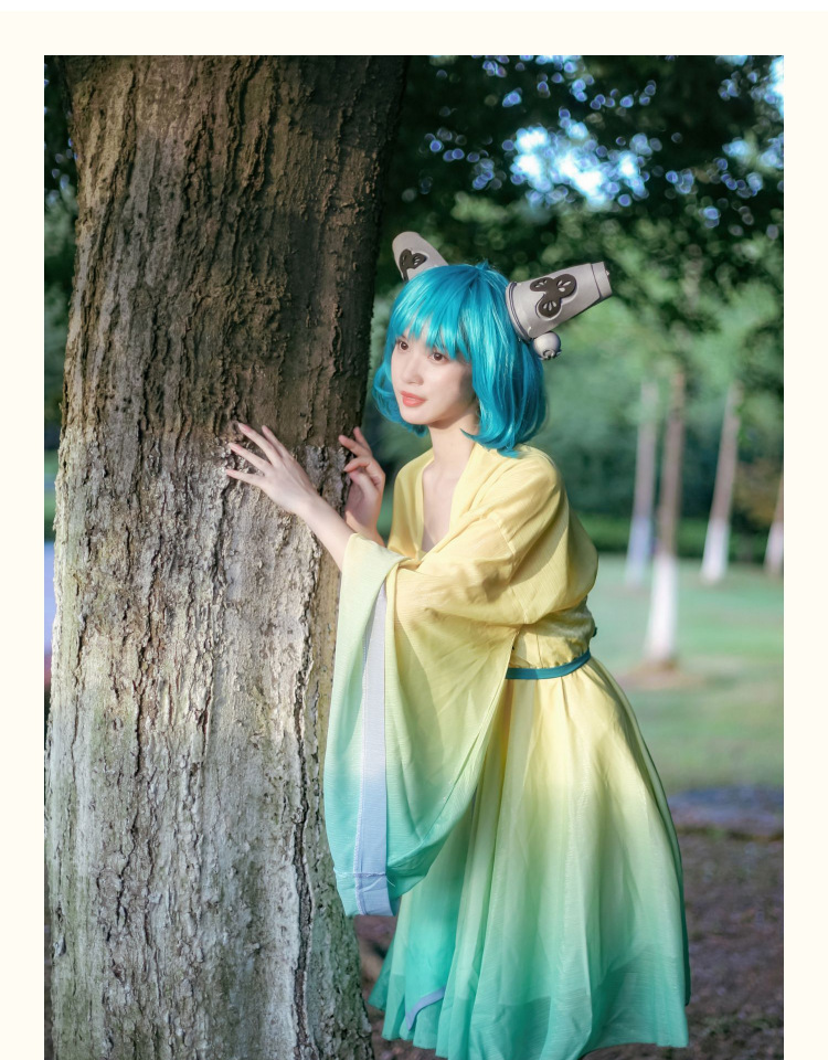 蔡文姬cos服王者cosplay服装蔡文姬cos连衣裙原皮天籁弦音cg动漫画款