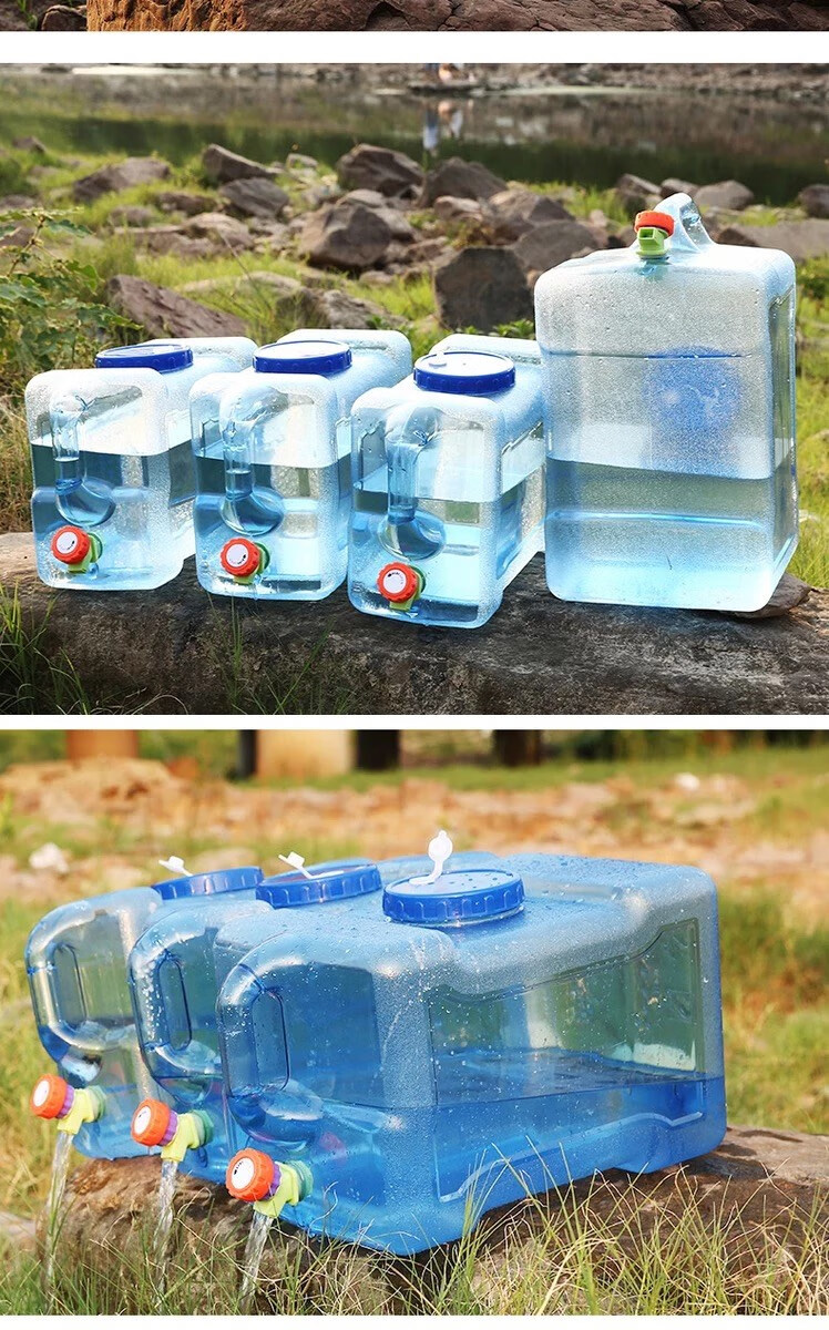 东茂 户外饮用水桶广口大口水桶家用储水用纯净车载食品级塑料矿泉饮