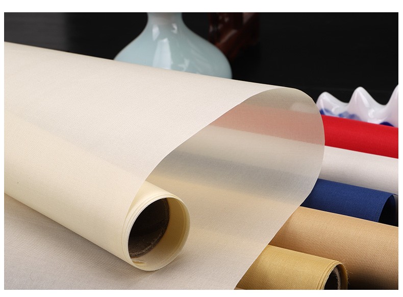 绘画矾绢绢面柔软不加胶矾 真丝熟绢小楷书法绘画工笔画国画专用绢布