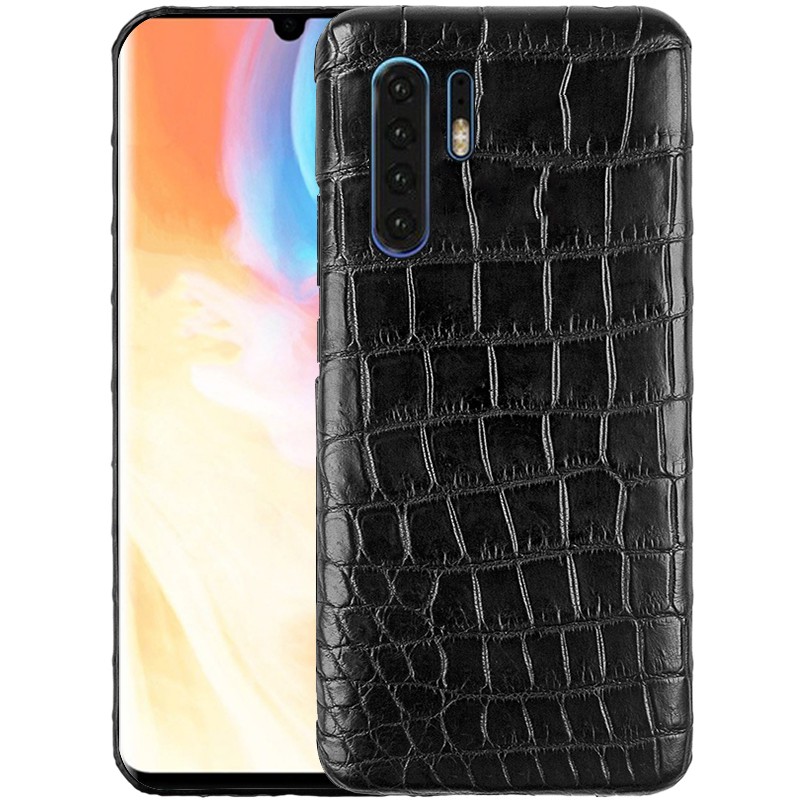 卡桔【高端私人定制】华为p30手机保护壳p30pro鳄鱼皮真皮手机套奢华