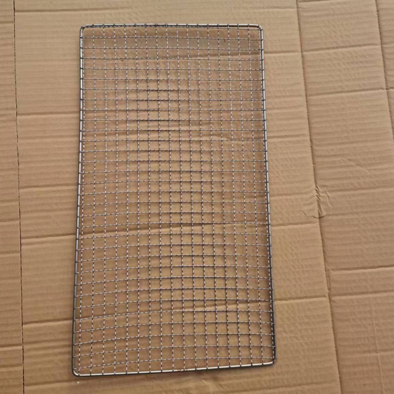长方形烧烤网烤肉烤菜网烤炉架网一次性烧烤网油炸淋油网网片网格尺寸