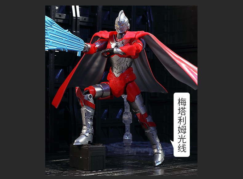 机动奥特曼玩具之奥特战甲多关节可动发光软胶奥特曼人偶3岁 儿童玩具