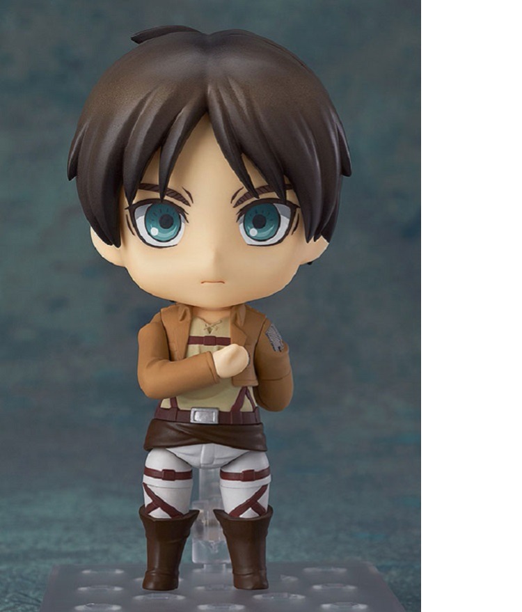 进击的巨人390兵长/利威尔/q版粘土人可动/可换脸动漫公仔手办 figma
