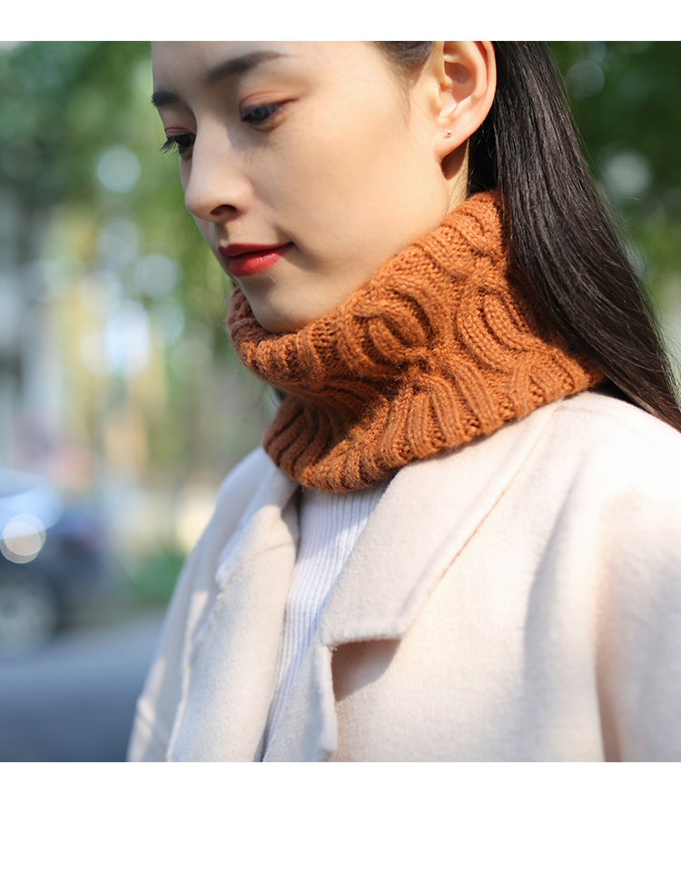 浪莎【围你一辈子】韩版学生秋冬季防寒保暖护颈椎针织围脖套头男女