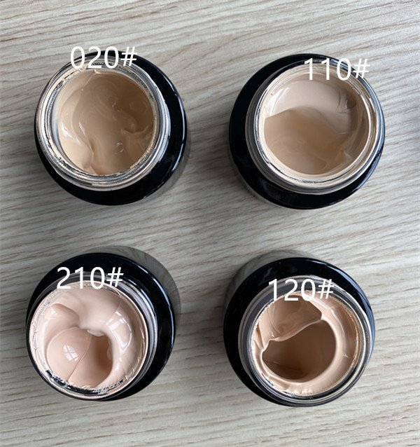 现货2020秋日本suqqu新款黑瓶记忆塑形奶油粉底霜小样黑瓶020黄一白1g