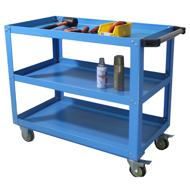 5s加厚汽修重型工具车小推车双层大型钳工维修手推车间物料周转车 750