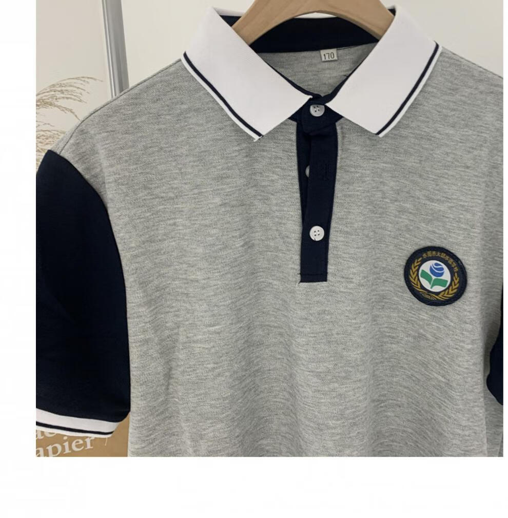 大朗水霖校服初中生校服小学生校服幼儿园棉两条杠运动裤长裤套装短袖