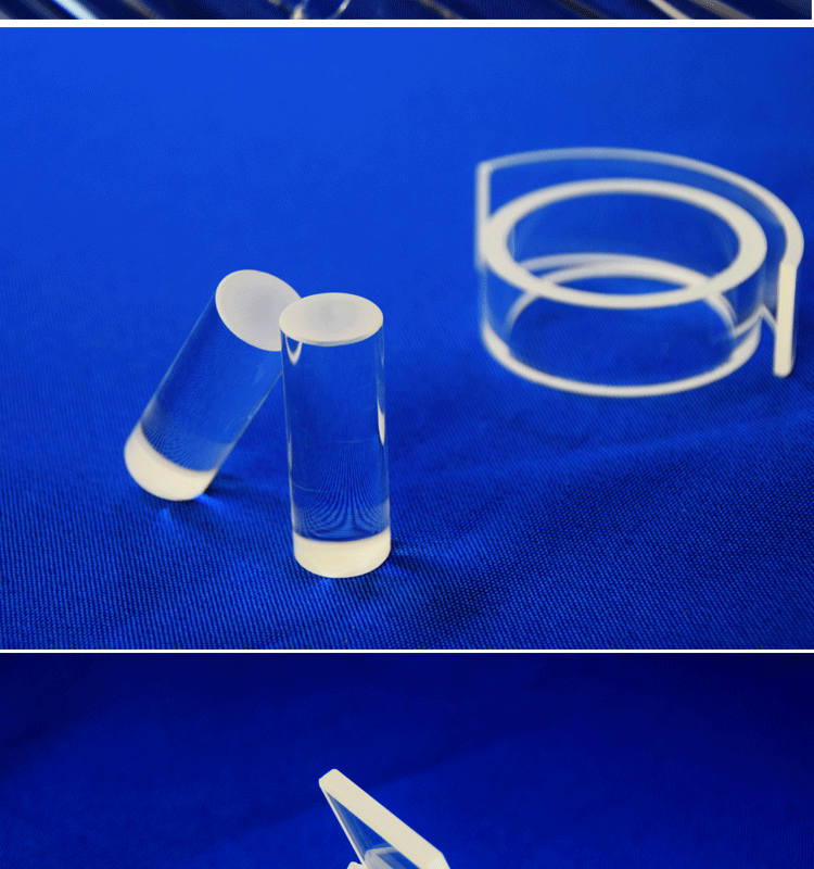 现货石英玻璃管高纯毛细管石英片管式炉定制透明耐高温实验室仪器透明