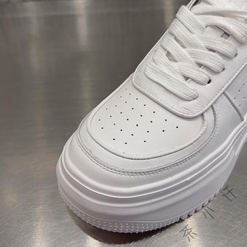 安妤皙女鞋安妤皙定制款首尔清晨松糕面包鞋1227叉家专享增高鞋抖音