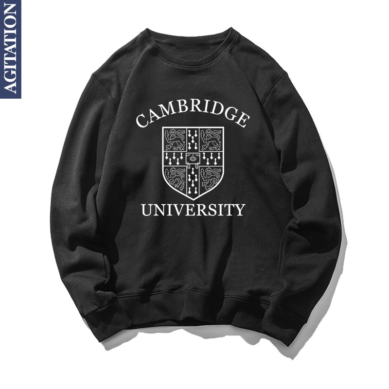 宝凡柏英国剑桥大学cambridge学霸圆领卫衣男女学生宽松上衣春粉丝