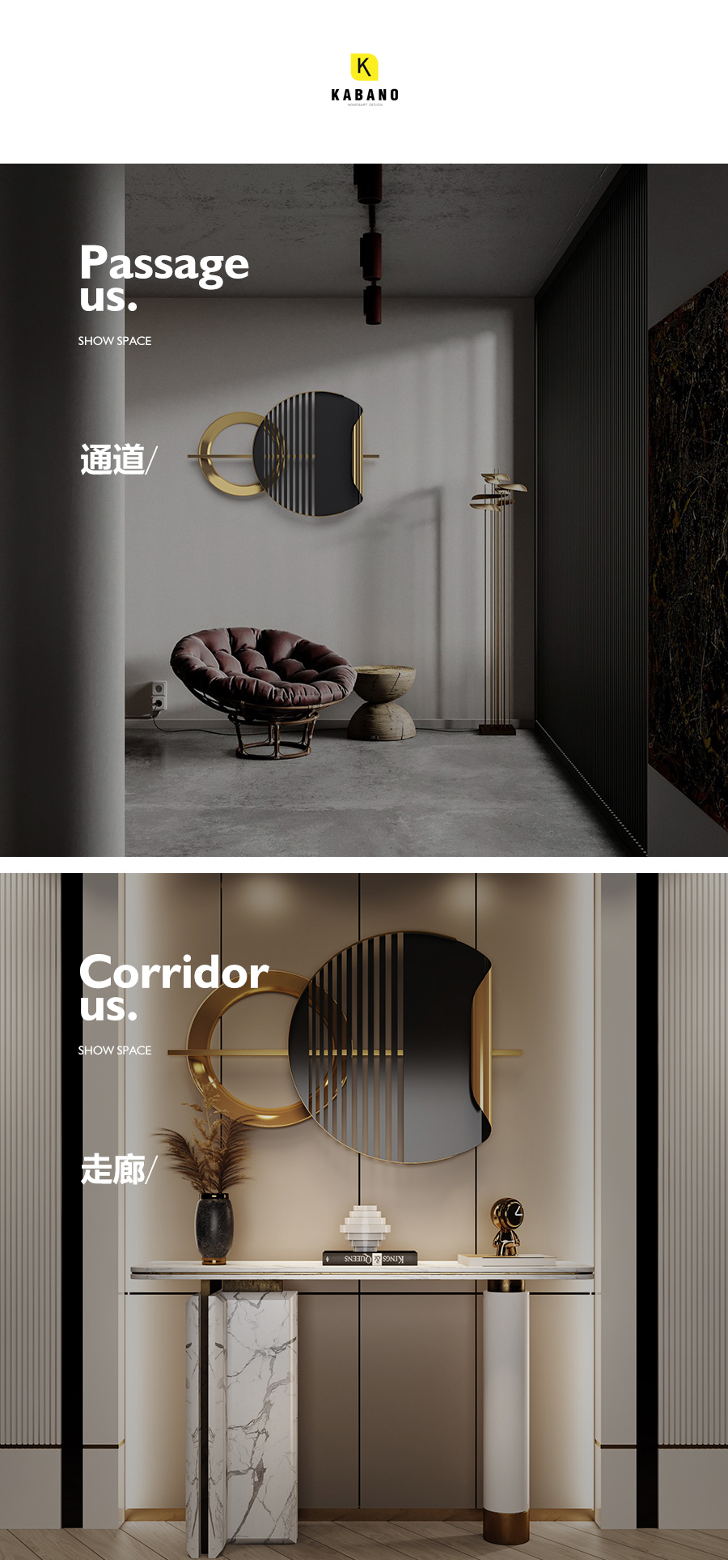 卡邦奥铁艺壁饰卧室墙面挂件沙发背景墙装饰轻奢壁画客厅挂画金属圆形