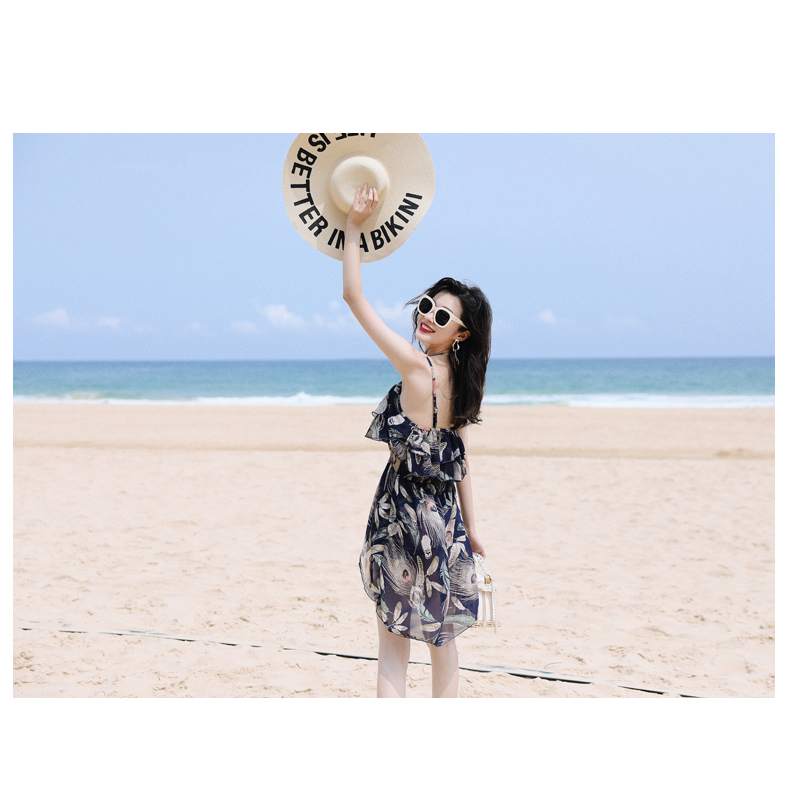 浪莎海边沙滩情侣泳衣2021新款情侣款夏显瘦比基尼套装水上乐园男