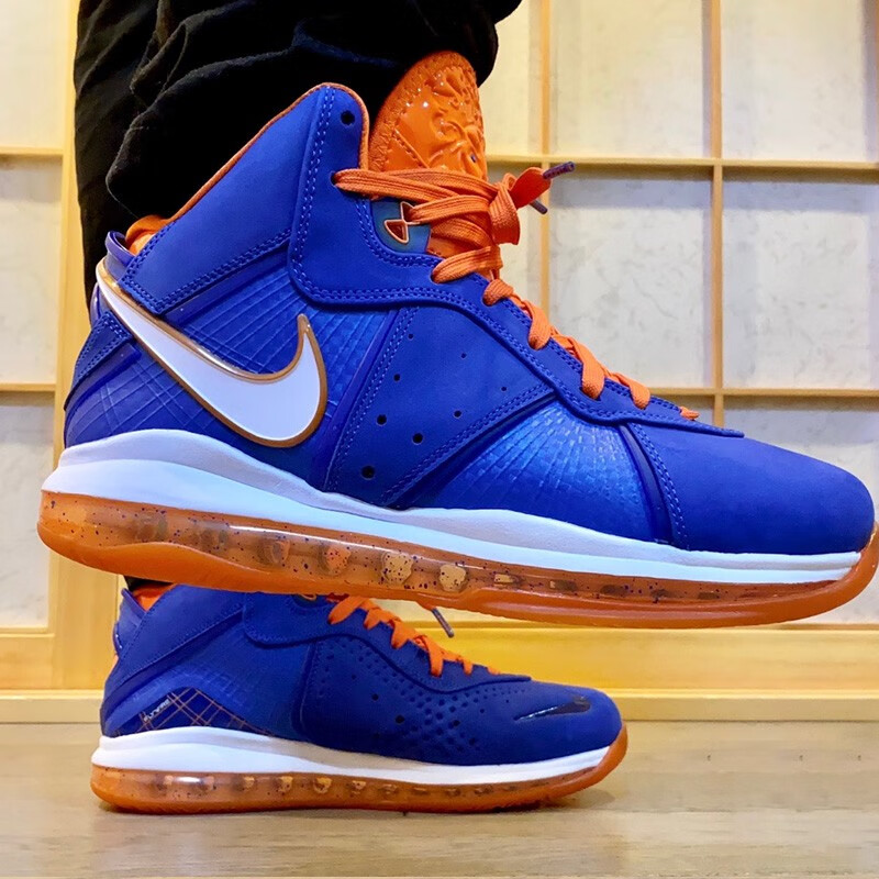潮耐克nikelebron8lbj8勒布朗詹姆斯8大红蓝橙紫金湖人篮球鞋ct5