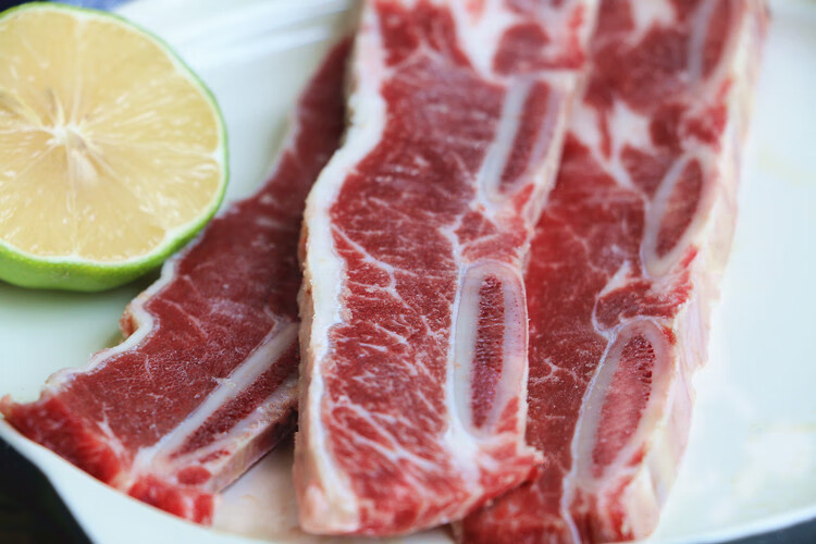 牛仔骨 新鲜牛排骨牛扒 牛小排 牛排肉 西餐牛排 非腌制牛排 5斤