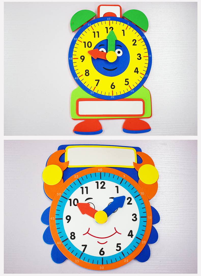教具钟表的制作方法图片