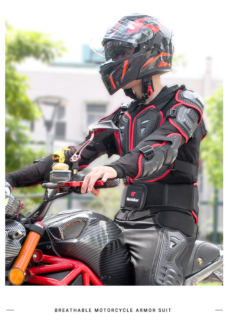 小米mi生态米家电动越野摩托车护甲衣男盔甲防摔赛车服全套护背护胸