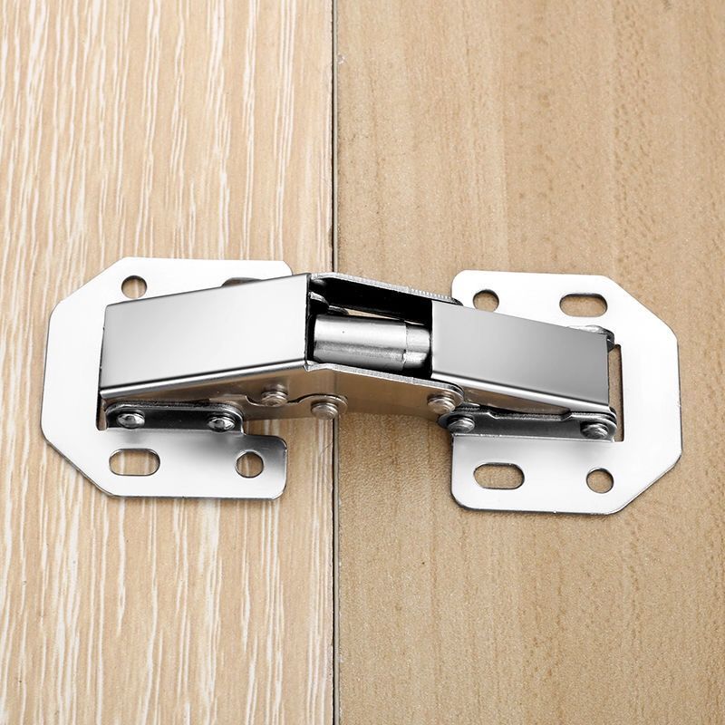 柜门铰链液压阻尼缓冲橱柜门免开孔半盖合页厨门无需开槽柜门铰链3寸