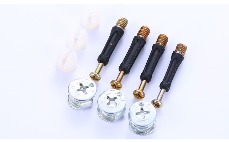 加厚家具三合一连接件锁扣螺丝偏心轮床衣柜板式组装五金配件批发整套