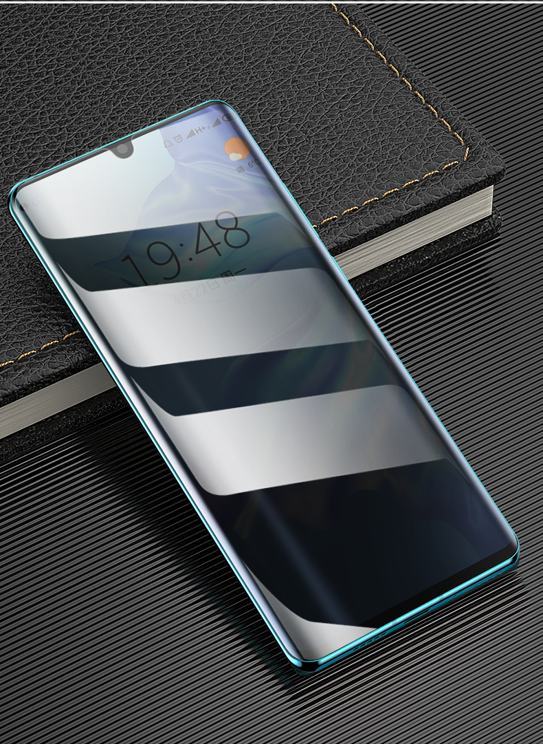 兽卫华为p30水凝膜防窥p30pro防窥膜p40曲面全屏覆盖防偷窥屏p30 pro