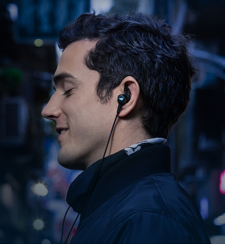 rog 玩家国度 降临入耳式耳机 带麦克风 电脑游戏电竞耳麦 手机耳机