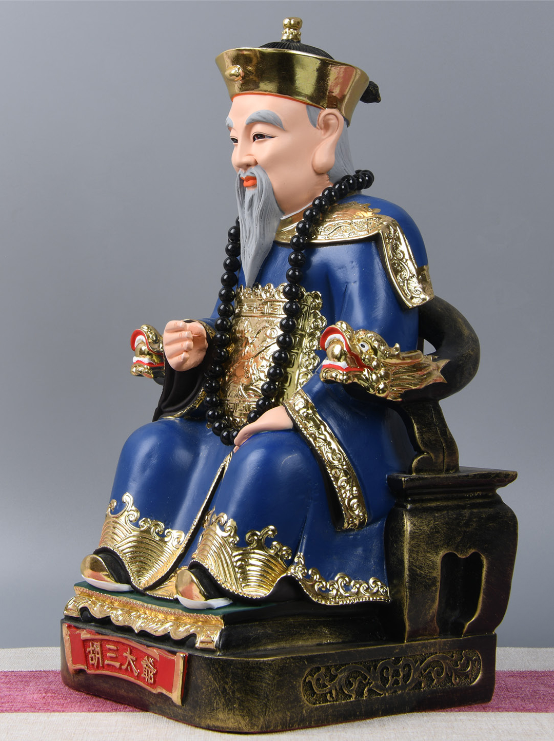 胡三太爷胡三太奶神像树脂彩绘东北四大家族保家仙摆