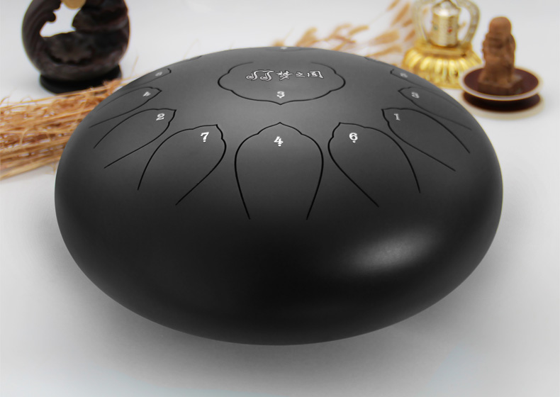 梦之园空灵鼓色空鼓梵音鼓初学者14寸15音手碟钢舌鼓全音级乐器 珍珠