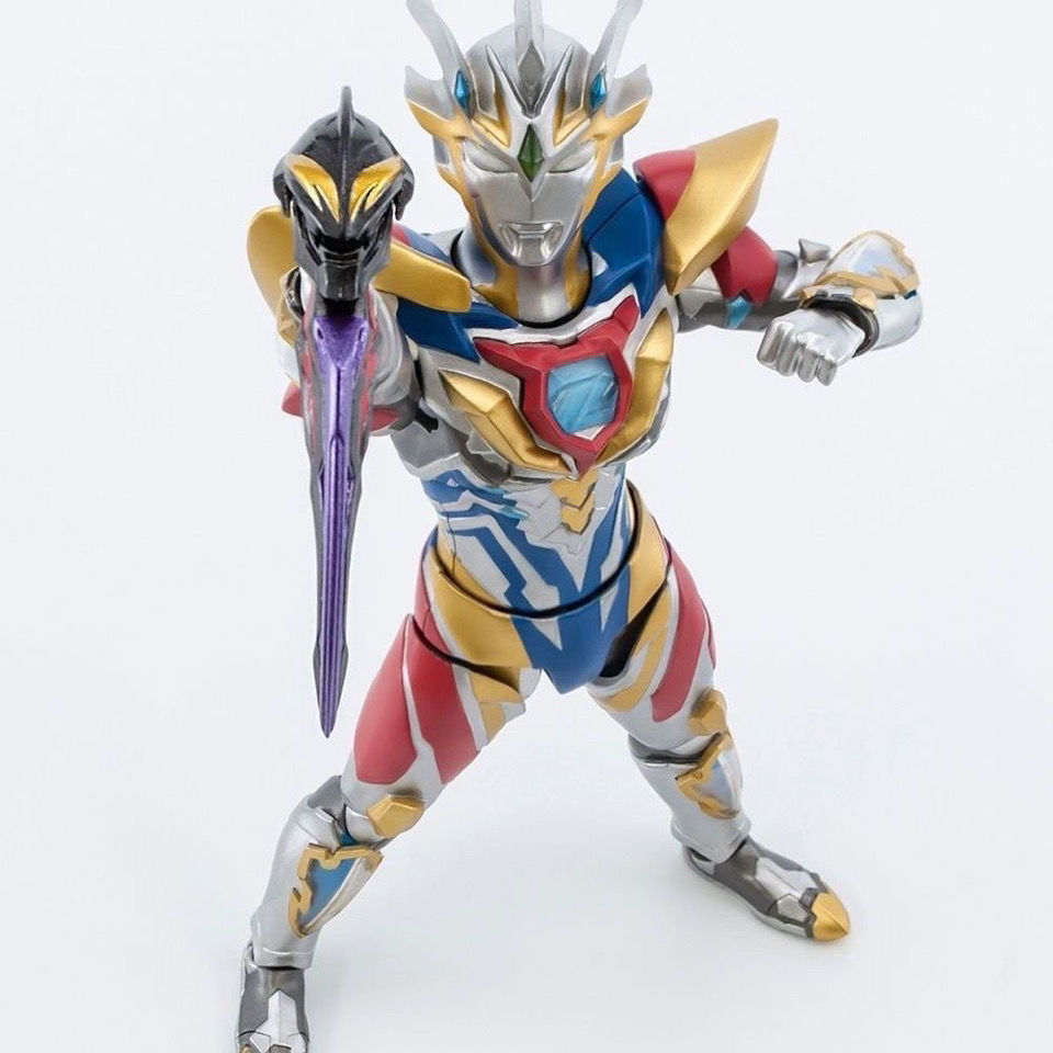 万代(bandai)shf泽塔奥特曼同款act魂限定超可动德尔塔天爪终形态 千